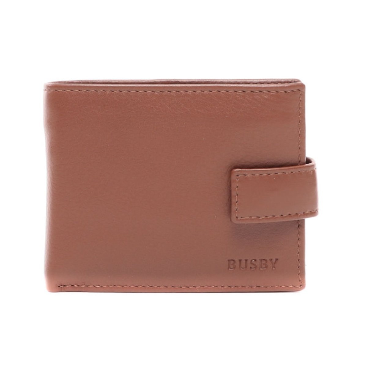 BUSBY THATCHER TAB BILLFOLD WALLET WITH COIN POCKET & BACK INSIDE ZIP