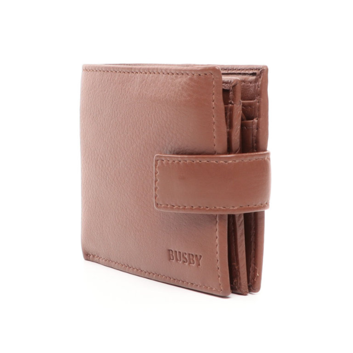 BUSBY THATCHER TAB BILLFOLD WALLET WITH COIN POCKET & BACK INSIDE ZIP - Image 2