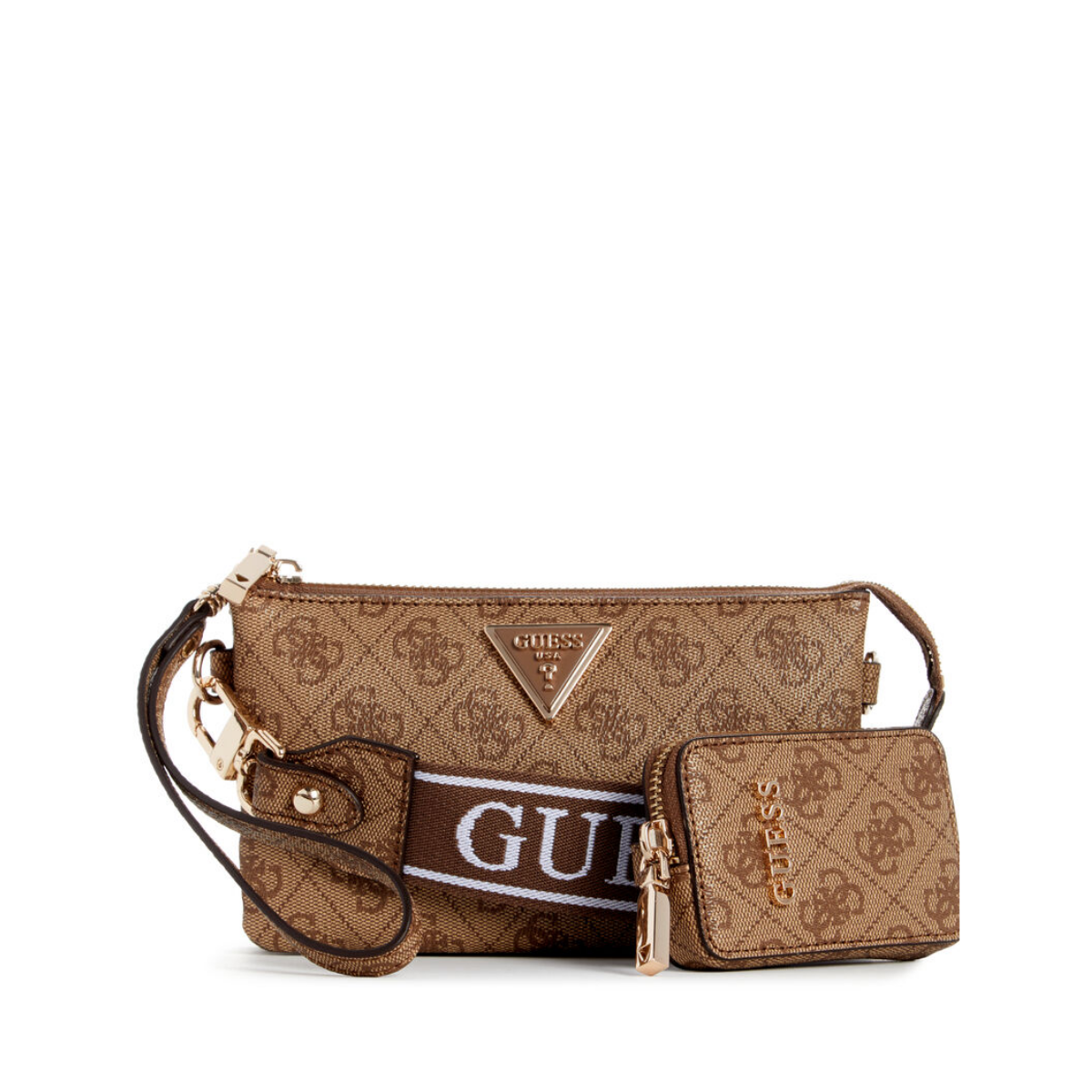 GUESS LATONA MINI TRI COMPARTMENT TOP ZIP - Destinations by Frasers