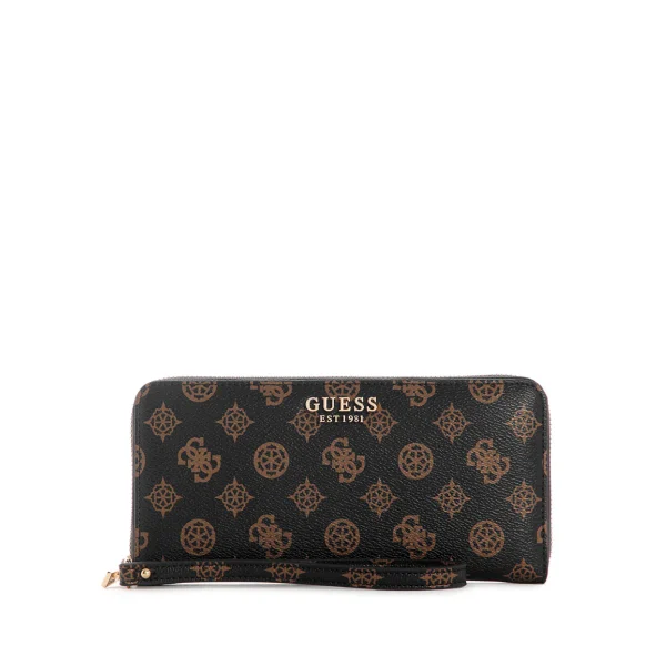 GUESS LAUREL LARGE ZIP AROUND PURSE