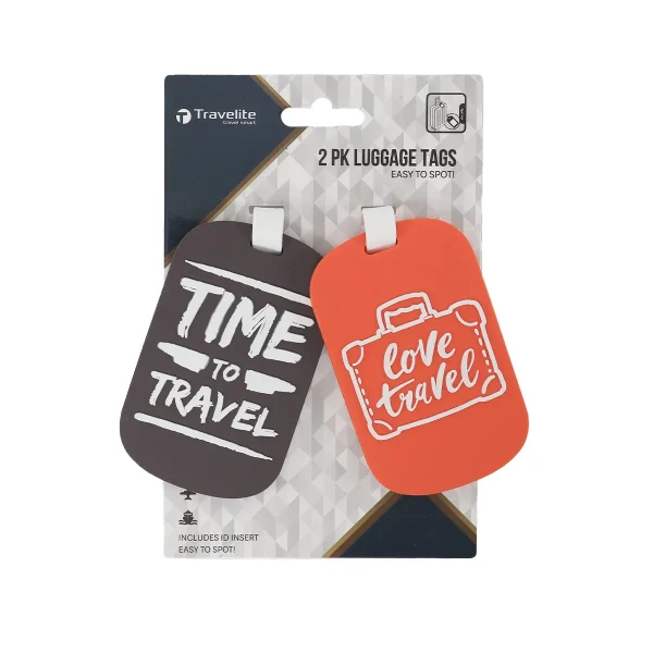 TRAVELITE LUGGAGE TAG - 2 PACK