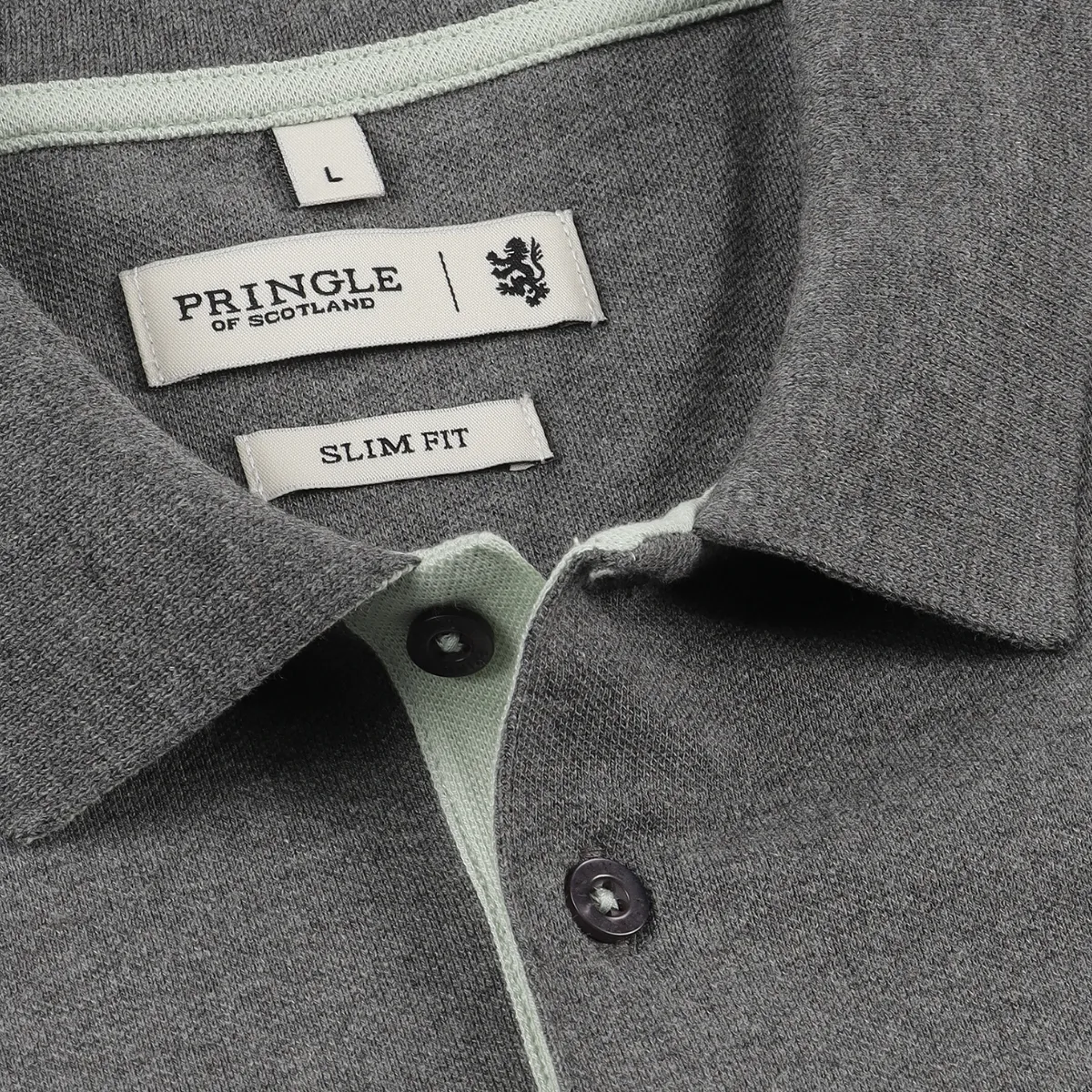 PRINGLE AIDEN SLIM FIT PIQUE GOLFER (MENS) - Image 3