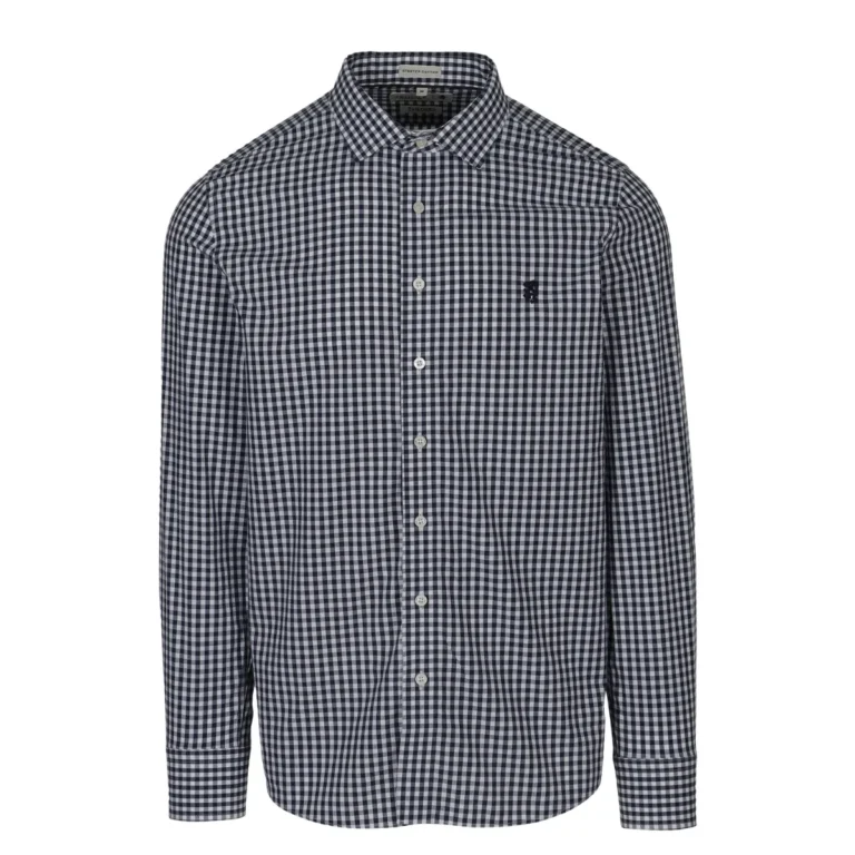 PRINGLE BERNARD GINGHAM EASY CARE LS SHIRT (MENS)