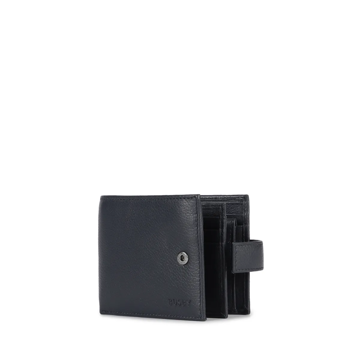 BUSBY THATCHER TAB BILLFOLD WALLET WITH COIN POCKET & BACK INSIDE ZIP - Image 2