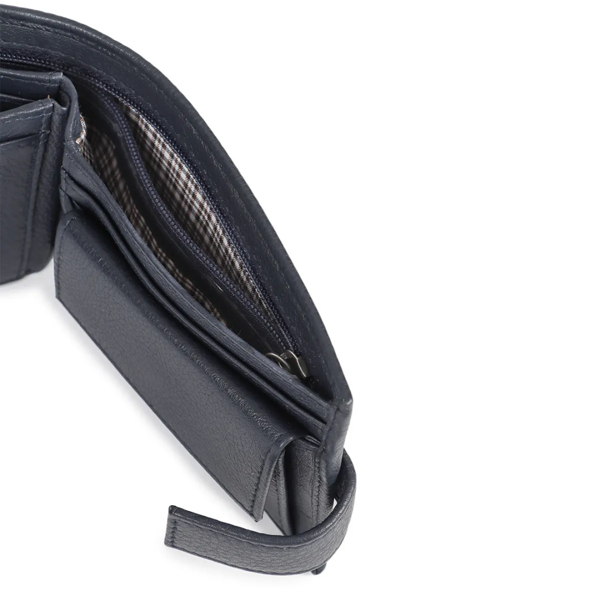 BUSBY THATCHER TAB BILLFOLD WALLET WITH COIN POCKET & BACK INSIDE ZIP - Image 3